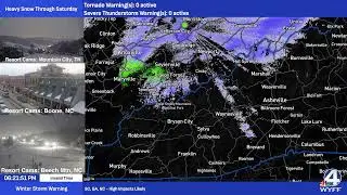 LIVE: Snow Begins to Spread South/East