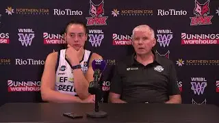 PRESS CONFERENCE: Chris Lucas and Mackenzie Holmes vs Perth Lynx, R11 WNBL26