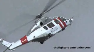 (HD)Eurocopter EC175 Display at FIA 2012