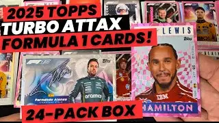 2025 Topps Turbo Attax Formula 1 Cards 24-Pack Box 240 Cards New F1 Cards! #f1 #topps 
