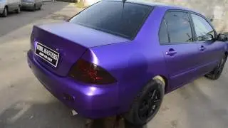 Mitsubishi Lancer 9 в пленке TeckWrap matte chrome-Violet