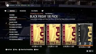 OMG! BLACK FRIDAY 100 PACK - FIFA 23 ULTIMATE TEAM