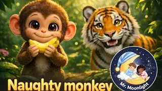 The Monkey & The Tiger 🐅 🐒| A jungle story (Kids& Family).