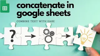 Concatenate in Google Sheets  Combine Text with Ease