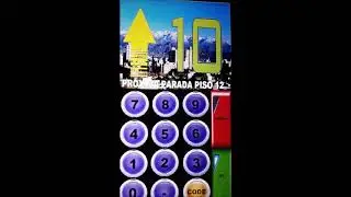 Botonera con pantalla t&aacute;ctil