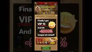 Finally hit -2000% ranged attack debuff | Evony t1 trap
