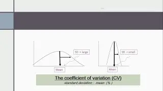 Statistics(02)  Mean, Variance, SD & Coefficient of variation