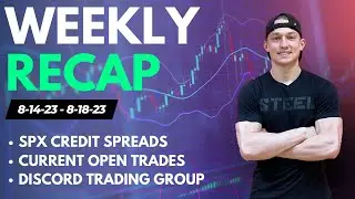 Credit Spreads Options Trading | Weekly Discord Recap | 8/14/23 - 8/18/23