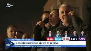 “Kjo fitore është e të gjithë juve”, Kurti e feston fitoren – qytetarët e brohorasin