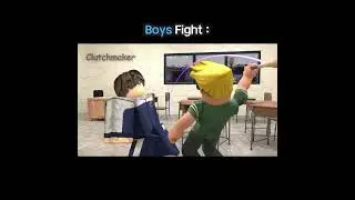 Girls Fight vs Boys Fight be like: 🥶☠️