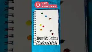 How To Paint Abstract Art? #arttutorial #abstractart #fypviral #acrylicpainting #painting #goviral