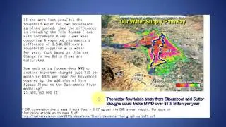 Yolo Bypass flows and the Big Bucks state water contractor gains