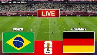BRAZIL vs GERMANY - FIFA World Cup 2026 FINAL || Live Football Match | PES 21 Simulation