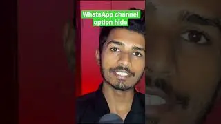 #shorts WhatsApp channel option remove
