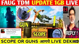 FAUG NEW UPDATE 1GB & FAUG TDM UPDATE |FAUG CLASSIC MODE UPDATE,FAUG LATEST Game..!