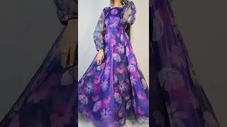Stunning gown cutting and stitching/ Party wear gown cutting and stitching #shorts