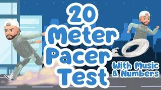 20-метровый тест PACER | Аудиозапись от FitnessGram | Фитнес-тест для урока физкультуры с музыкой...