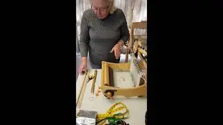 Direct Warping for Weaving on a 2 or 4 Shaft Loom