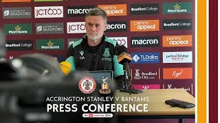 PRESS CONFERENCE: Alexander's thoughts ahead of Accrington clash