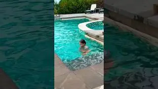 Outdoor pool for kids cool summer holiday