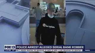 Police arrest alleged serial bank robber in Gig Harbor | FOX 13 Seattle