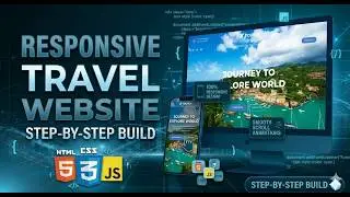 Tour & Travel Website Design Using HTML, CSS & JavaScript | Free Source Code 🌍