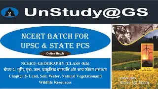 Chapter 2- Land, Soil, Water, Natural Vegetation and Wildlife Resources II NCERT- Geo (CLASS- 8th)