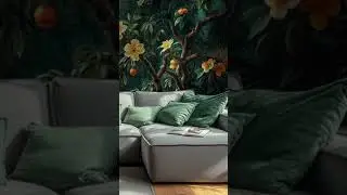 Tropical Wallpaper Ideas &ndash; Peel and Stick Jungle Vibes for Your Walls #homedecor #shorts