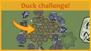 Moomoo.io - NEW CHALLENGE: Protect the duck! (Trolling players)
