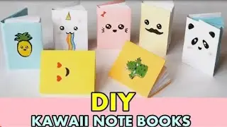 DIY kawall note book 📚 # mini ✨ book #youtubeshort #craftshort #shorts #colors #minibook
