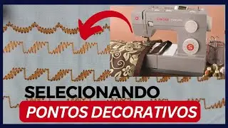  Como Selecionar os Pontos Decorativos na Máquina SINGER Facilita PRO 4423