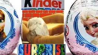 Kinder Egg Surprise Opening Frozen | Bootleg Version