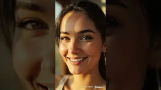 AI Generated Beautiful Model Smiling | Virtual Beauty