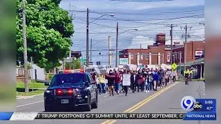 Peaceful protests in Ithaca, Auburn and Oswego