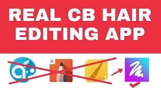 REAL CB HAIR EDITING APP PICSART COLOUR Paint APP