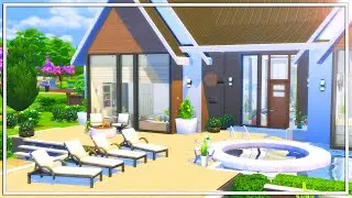 🏘️ Modern Family Villa | BASE GAME | NO CC | Sims 4 Stop Motion 🏘️