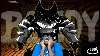 THE INK DEMON IS REAL || Bendy and the Ink Machine 360 REACTION