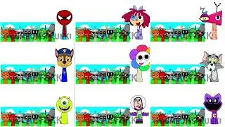 9 All My Sprunki OC Cactuk Vs Bombomsprunki Nineparison Round Part 3 9 Parison