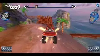 Beach Buggy Racing Tropical Twist Level 9 Boost Blitz Walkthrough Paradise Beach ST Warriors Gaming