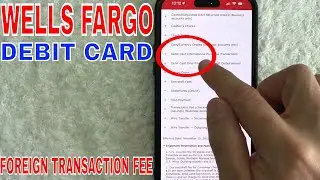 ✅ Wells Fargo Debit Card Foreign Transaction Fee 🔴