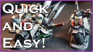 БЫСТРАЯ И ЛЕГКАЯ покраска Ravenwing!