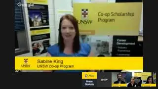 UNSW Scholarships and Co-op Program Google Hangout 2015