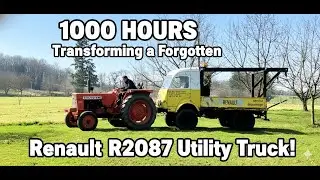 1000 Hours: Transforming a Forgotten Renault R2087 Utility Truck!