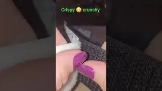 2892#velcro #rip #straight #asmr #fast #crunch #3m black/white #sticky #sounds