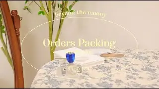'工作室' VLOG 001:✨ASMR訂單包貨日常 ~🧈奶油色調的工作下午🥞~