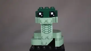 Lego Harry Potter 40496 Voldemort, Nagini & Bellatrix Part 2: Nagini Stop Motion Build