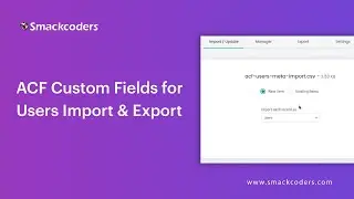 How to Import & Export WordPress User Data with ACF Custom Fields