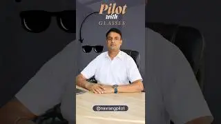 Can You Be a Pilot with Glasses? 👓✈️ | Reality Explained by Capt. Navrang | Flapone Aviation #shorts