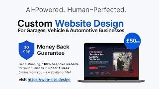 Garage Web Design | Auto Repair Website Development | AI-Powered Automotive Website Dev &pound;50/Month