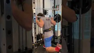 This is Why I Train Legs... Wait For It 🤯 #shorts